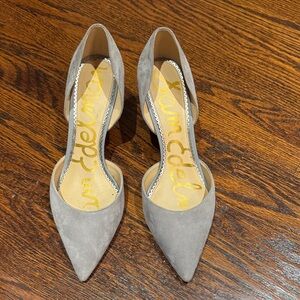 Sam Edelman- Gray Suede Women's Pumps